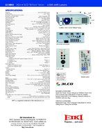 EIKI LC-XB43 XGA - 3LCD - 4500 Lumens Brilliant Series Projector, 4,500 ANSI Lumens bright, with 85% uniformity... N7