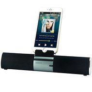 First2savvv LY-F99-01B7 black Portable rechargable wireless bluetooth speaker handsfree desktop stand dock docking... N3