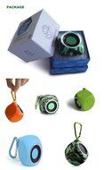 Wellvoo Portable wireless bluetooth speaker water proof rechargeable loudspeaker soundbox for outdoor sports bicycling... N2
