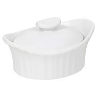 Corningware French White III Dessert Baker with Ceramic Lid