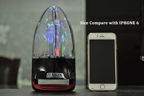 ECVISION Wireless Bluetooth Colorful LED Music Fountain Dancing Water Speakers Portable Mini Music Subwoofer Speaker... N3