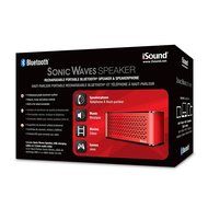 iSound Sonic Waves Bluetooth Speaker with Microphone (red) N2