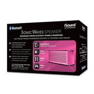 iSound Sonic Waves Bluetooth Speaker with Microphone (red) N8