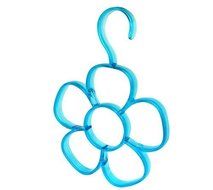 Interbusiness Flower Scarf Holder Organization Towel Hanger, Rose N7