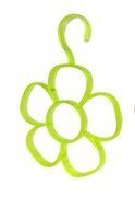 Interbusiness Flower Scarf Holder Organization Towel Hanger, Rose N13