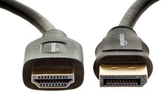 AmazonBasics DisplayPort to HDMI Cable - 6 Feet N19