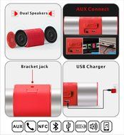 Sport Portable Wireless Bluetooth Speaker,Mepro Portable Outdoor Sport Stereo Bluetooth Speaker with Dual Speakers... N2