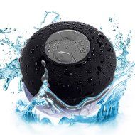 WETbeatz Waterproof Bluetooth Speaker, IPX4 Rating, Speakerphone with Built-in Mic, and Dedicated Suction Cup...