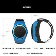 Seekermaker Wireless Bluetooth Speaker Watch,Support Micro Memory Card Outdoor Cycling Motion Pictures Mini Bluetooth... N4
