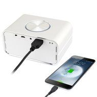 eGenPlus Wireless Multi-function Stereo Bluetooth Speaker with Power Bank, NFC and Hands-free Telephone(silver) N2
