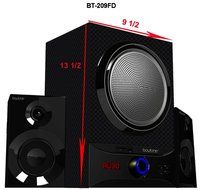 Boytone BT-209FD Wireless Bluetooth Main unit, Powerful Sound &amp; Bass, 30 watt, excellent clear sound &amp; FM radio... N2