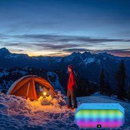 Bluetooth Speaker,ELEGIANT Portable Wireless Stereo Speaker with LED Lights, Build-in Microphone Support Hands-free... N4