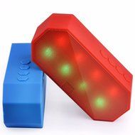 Bluetooth Speaker,ELEGIANT Portable Wireless Stereo Speaker with LED Lights, Build-in Microphone Support Hands-free... N5