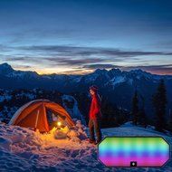 Bluetooth Speaker,ELEGIANT Portable Wireless Stereo Speaker with LED Lights, Build-in Microphone Support Hands-free... N20