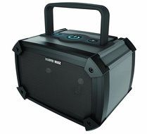 Sharper Image Rugged &amp; Durable Bluetooth Speaker, Portable &amp; Rechargeable (Black)