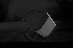 Sharper Image Rugged &amp; Durable Bluetooth Speaker, Portable &amp; Rechargeable (Black) N3