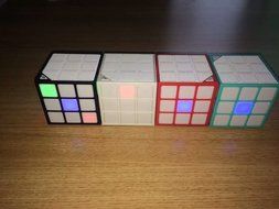 OVTECH Mini Wireless Bluetooth Speaker with Colorful LED Flash lights Cube 3D Surround Sound Box Outdoors Subwoofer... N5