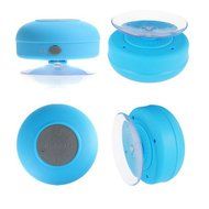 MACOX Bluetooth Speaker,Mini Sucker Bluetooth Speaker Waterproof, Wireless, Handsfree, with Suction Cup (Blue) N3