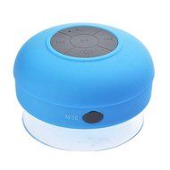 MACOX Bluetooth Speaker,Mini Sucker Bluetooth Speaker Waterproof, Wireless, Handsfree, with Suction Cup (Blue) N4