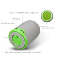 Bluetooth Speakers, Bienna Portable Wireless Mini Aux-in Speaker with Passive Subwoofer Enhanced Bass Stereo Sound... N16