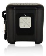Riptide Outdoor Waterproof Bluetooth Speaker with Carabiner Loop (Gray) N4