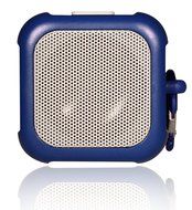 Riptide Outdoor Waterproof Bluetooth Speaker with Carabiner Loop (Gray) N9