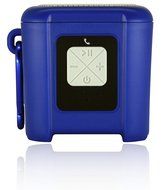 Riptide Outdoor Waterproof Bluetooth Speaker with Carabiner Loop (Gray) N11