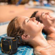 iClever BoostSound Portable IP65 Waterproof Outdoor/Shower Bluetooth Speaker with 12hr Playtime N4