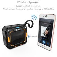 iClever BoostSound Portable IP65 Waterproof Outdoor/Shower Bluetooth Speaker with 12hr Playtime N5