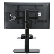 Fitueyes Swivel Floor tv stand with mount and two shelves for 32-50&quot; Sony/ Samsung /LG/ Vizio TV TT206501GB N4