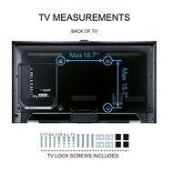 Fitueyes Swivel Floor tv stand with mount and two shelves for 32-50&quot; Sony/ Samsung /LG/ Vizio TV TT206501GB N5