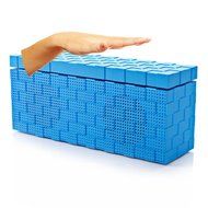 iManson Mini Multi-function Bluetooth Speaker Square Cube Shape Waterproof Shockproof with Strap for Outdoor Sports... N5