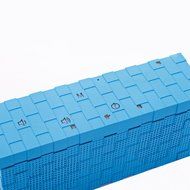 iManson Mini Multi-function Bluetooth Speaker Square Cube Shape Waterproof Shockproof with Strap for Outdoor Sports... N8