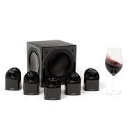 Mirage MX 5.1-Channel Miniature Home Theater Speaker System (Set of Six, Black) (Discontinued by Manufacturer) N2