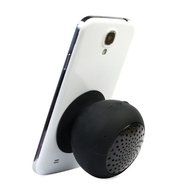 ZPS Hot Salemini Mushroom Bluetooth Speaker Wireless Hands Free Waterproof Silicone Suction (black)