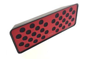 Polaroid Bluetooth Wireless Speaker with Stereo Sound - Red (PBT557)