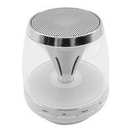 HyperPS - M-30 White - Bluetooth Mini Speaker with LED Night Light - Supporting Micro SD Card slots &amp; Microphone... N6