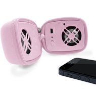 URGE Basics Wireless Zip-Up Rechargeable Travel Speaker with Built-In Microphone - Retail Packaging - Blue