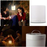 Portable Bluetooth Speaker Light Touch Lamp For iPhone Smart Phone TF Card Night Light Camping, Home, Office,... N6