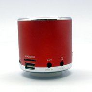 Wine Red Color Kaidaer Portable Speaker Music Player Supporting TF/Micro SD Card w/ FM Radio Function for PC Tablet... N4