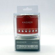 Wine Red Color Kaidaer Portable Speaker Music Player Supporting TF/Micro SD Card w/ FM Radio Function for PC Tablet... N5