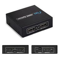 REDGO 1080P HDMI Male to 2 HDMI Female 1 in 2 out Splitter Black Cable Adapter Converter N4