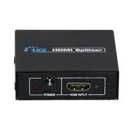 REDGO 1080P HDMI Male to 2 HDMI Female 1 in 2 out Splitter Black Cable Adapter Converter N6
