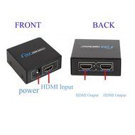 REDGO 1080P HDMI Male to 2 HDMI Female 1 in 2 out Splitter Black Cable Adapter Converter N7