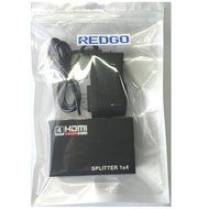 REDGO 1080P HDMI Male to 2 HDMI Female 1 in 2 out Splitter Black Cable Adapter Converter N15