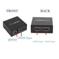 REDGO 1080P HDMI Male to 2 HDMI Female 1 in 2 out Splitter Black Cable Adapter Converter N18