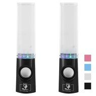 Pixnor YK-1229 USB Powered Colorful LED Fountain Dancing Water Mini Music Speakers for MP3 /Mobile Phones /Computer...