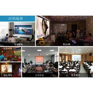 Portable Pocket Projector LED Projector 640480 1080P USB/AV/HDMI/VGA/mini SD card Interface Multimedia Video Games... N7