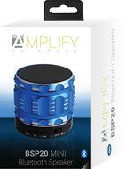 Aduro&reg; AMPLIFY Mini BSP20 Wireless Stereo Sound Bluetooth Handheld Speaker Rugged Build (Blue) N2