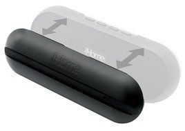 iHome iDM12BX Bluetooth Wireless Speaker (Black) (Discontinued by Manufacturer) N7